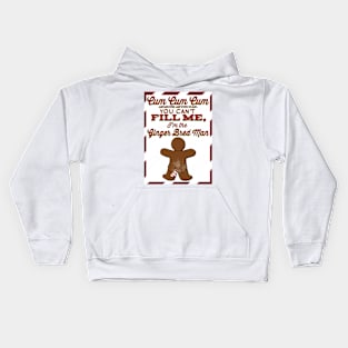 Ginger Bred Man Kids Hoodie